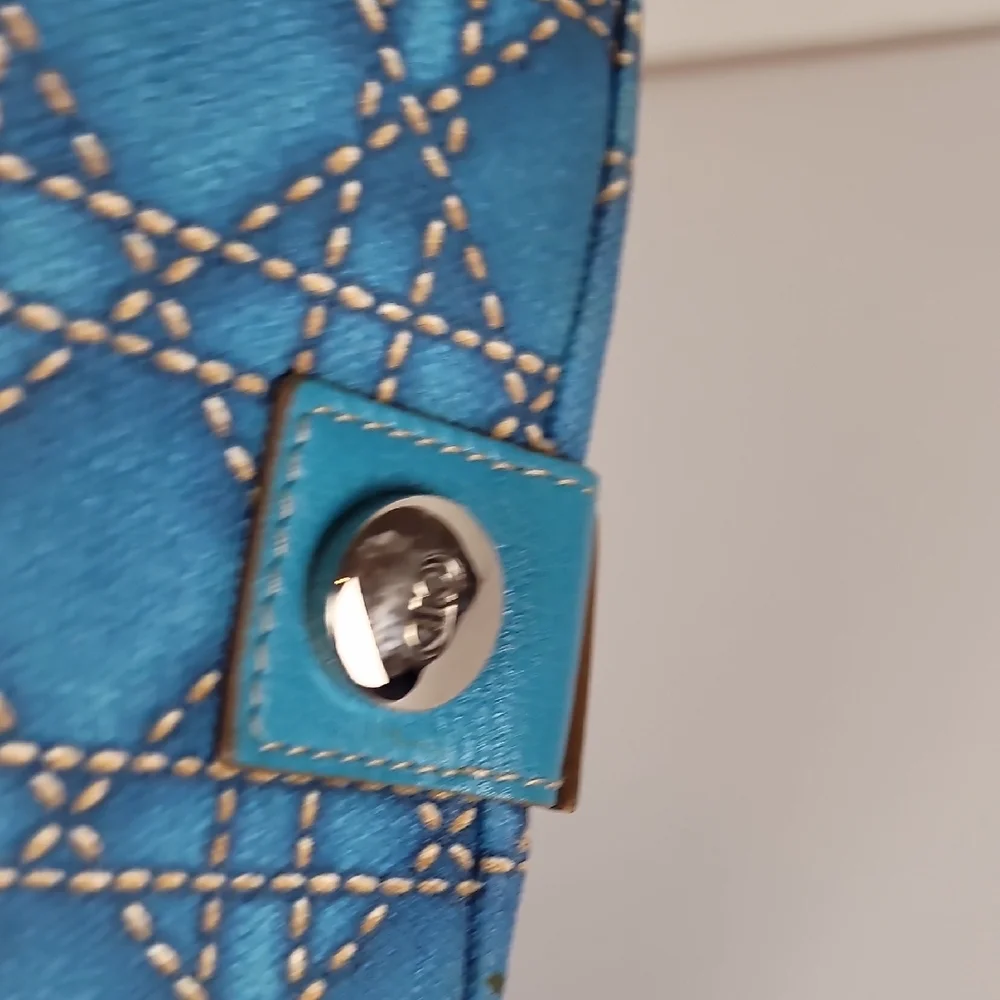 Blue Designer Handbag - Picture 10 of 15